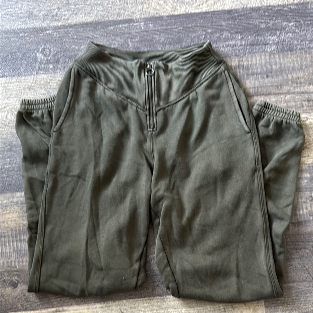 Olive Green Jogger Pants